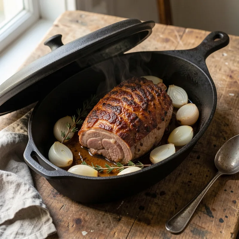 Épaule d'agneau confite au four : la cuisson lente